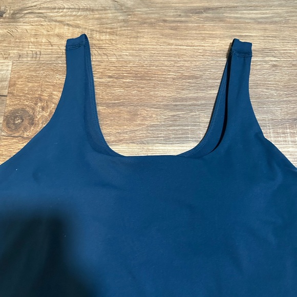 Navy blue women’s old navy active square neck sports dress- small petite - Picture 5 of 10